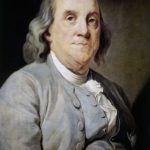 Portrait of Benjamin Franklin Boston